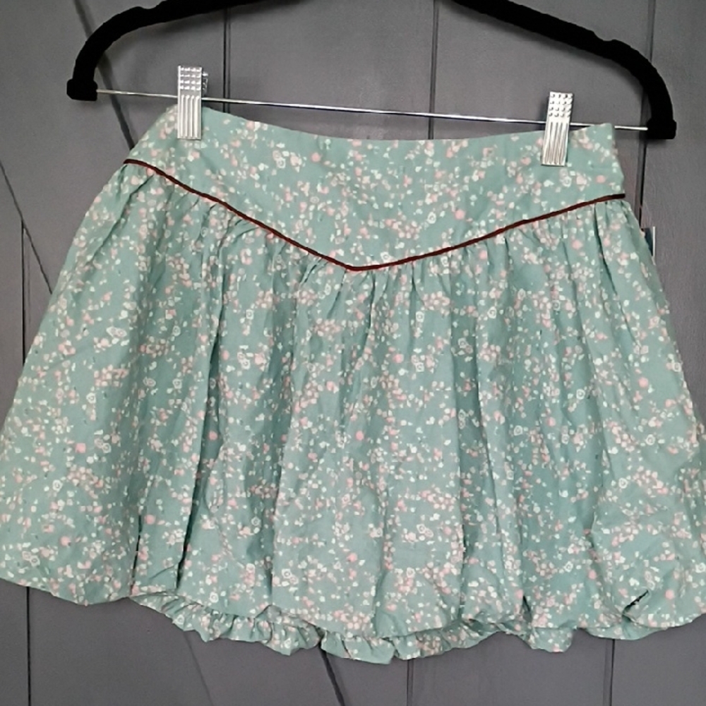 Cat & Jack Mint Floral Skirt